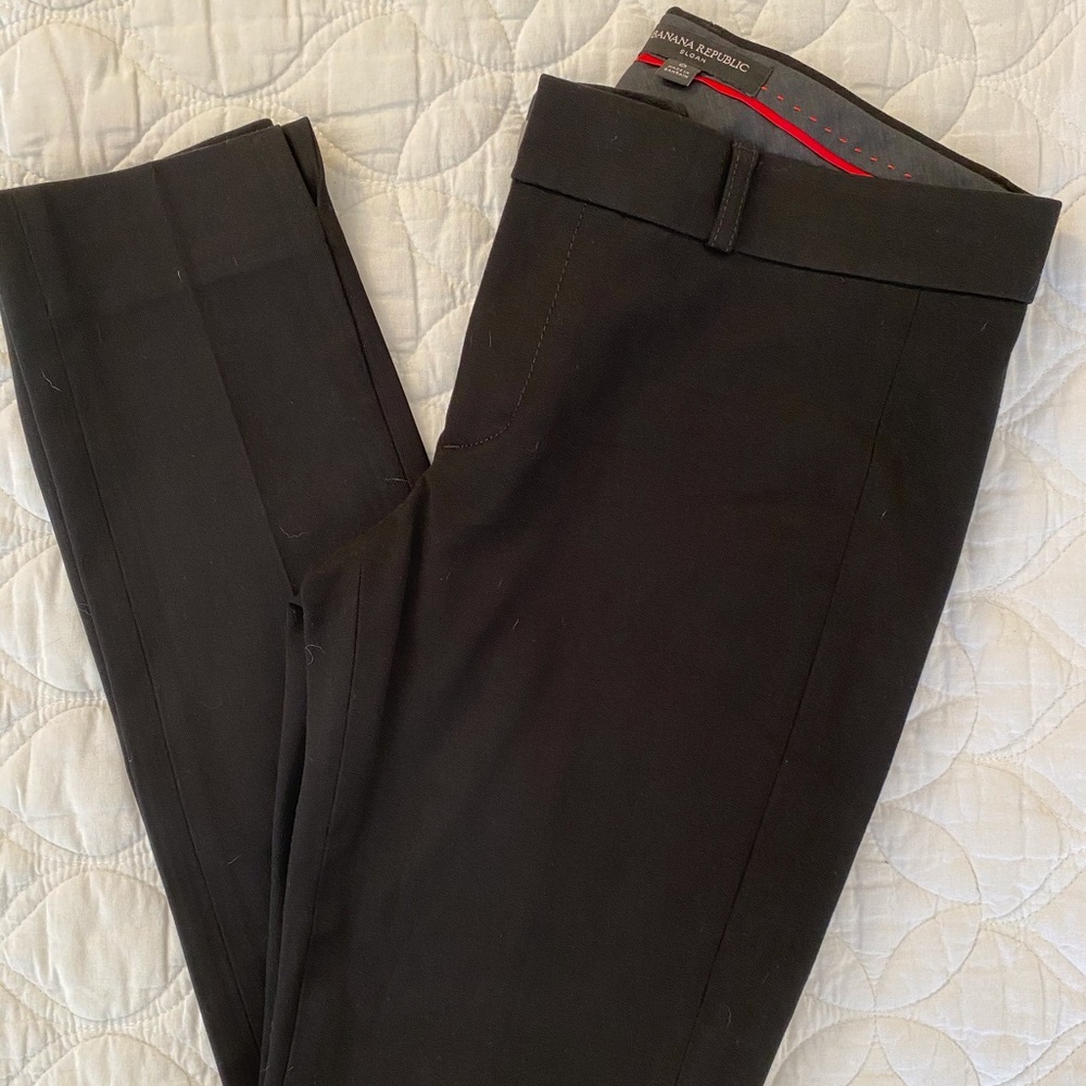 Banana Republic Sloan Black Pants 0